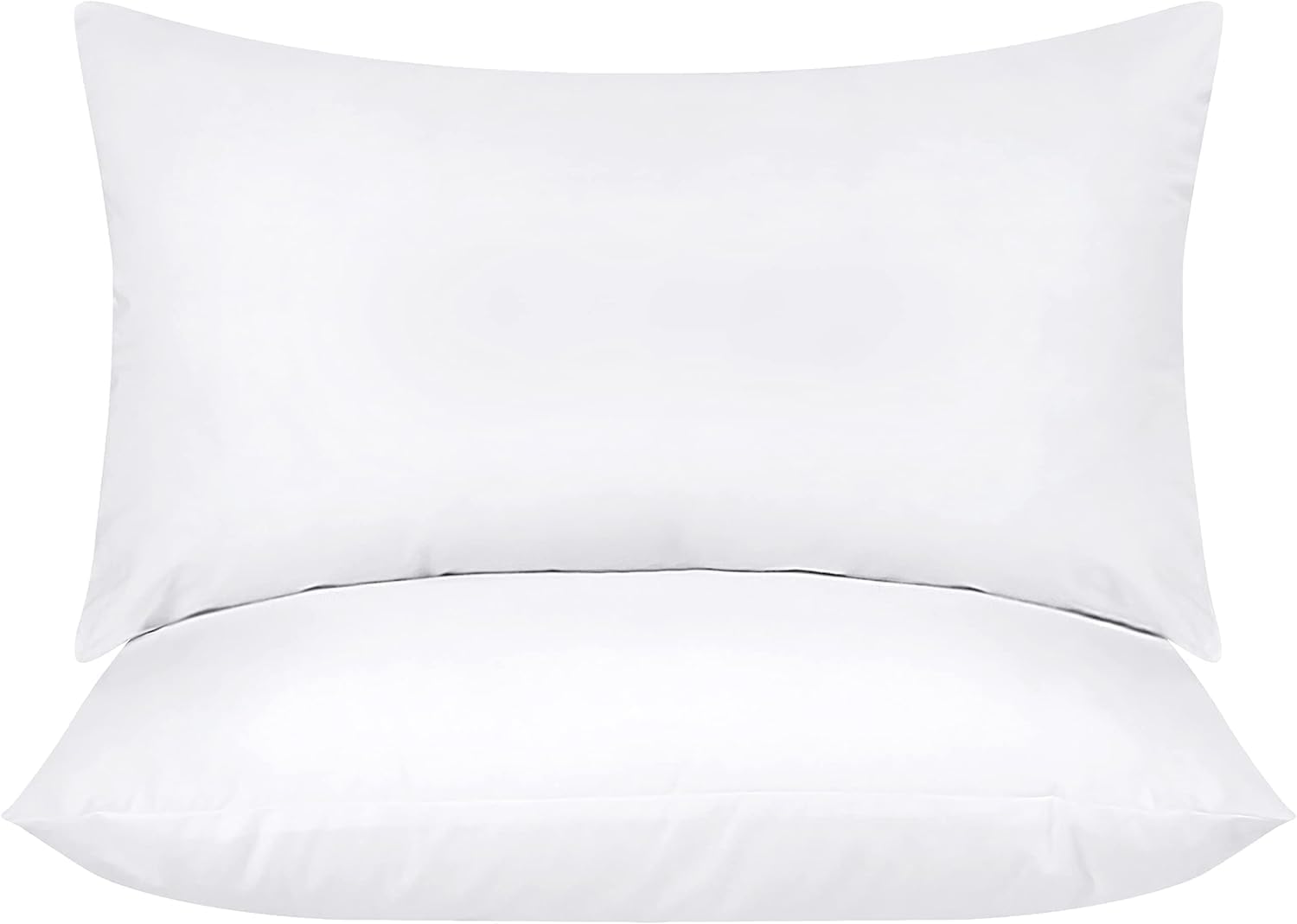 41SLNULIwL._AC_SL1500_.jpg Throw Pillows Insert (Pack of 2, White) - 12 x 20 Inches Bed and Couch Pillows - Indoor Decorative Pillow - Image 1