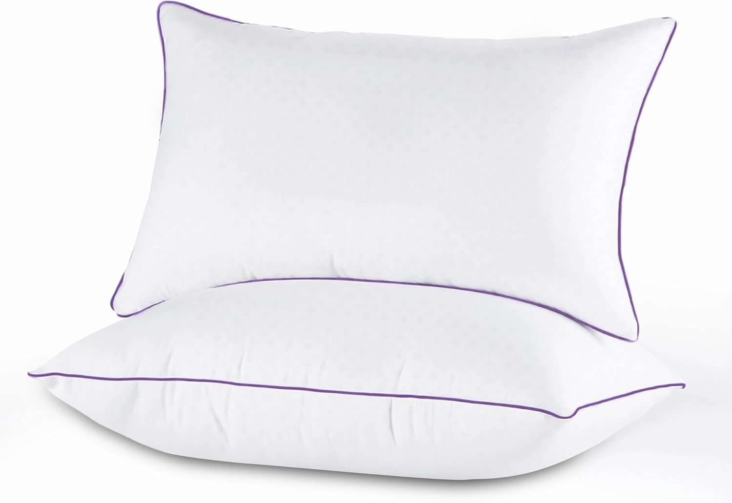 612XgvqfKyL._AC_SL1500_.jpg Pillows Queen Size Set of 2, Cooling and Supportive Bed Pillows with Super Soft Down Alternative Fill, Luxury Fluffy Hotel Quality for Side, Back, and Stomach Sleepers - Image 1