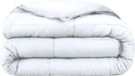 Duvet Insert Comforter - Oversized  - Goose Down Alternative - Ultra-Soft - Premium 1800 Series - All Season Warmth - Bedding Comforter (Oversized , White)