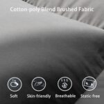 Luxury Gray Feathers Down Fiber Comforter Twin Size - Down Fiber Duvet Core for All Seasons - Soft and Medium Warmth  Duvet Insert - Fluffy and Cozy，Twin (68 X 90”) - Image 2