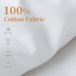 100% Wool Comforter  Size Duvet Insert Noiseless Cotton Shell Cover Down Comforter Temperature Regulation Breathable Comfortable All Season Midweight Warm Bedding for a Luxurious Sleep - Image 2