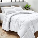 Duvet Insert Comforter - Oversized  - Goose Down Alternative - Ultra-Soft - Premium 1800 Series - All Season Warmth - Bedding Comforter (Oversized , White) - Image 2