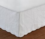 Quilted Bed Skirt, , White - Image 2