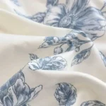 Pink Floral Duvet Cover Cotton Comforter Cover Set Girls Sheet case Soft No Filling Warm Bed Linen Twin Full Size Bedding - Image 2